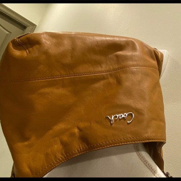 Vintage Coach Brown Leather Hobo-Crossbody Bag 💼 - Picture 10 of 13